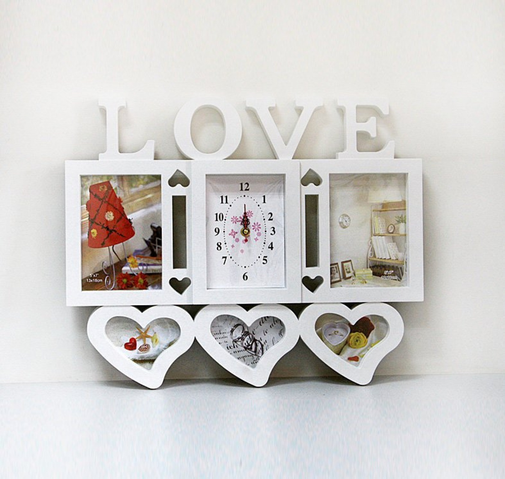 Мультирамка Love с часами